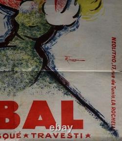 Affiche Grand Bal Marans Charente-Maritime Thouzeau La Rochelle 60x80cm 1651 Affiche Grand Bal Marans Charente-Maritime Thouzeau La Rochelle 60x80cm 1651