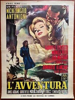 Affiche L'AVVENTURA Michelangelo Antonioni MONICA VITTI 60x80cm 1960