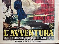 Affiche L'AVVENTURA Michelangelo Antonioni MONICA VITTI 60x80cm 1960