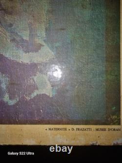 Affiche Lithographie Air Algérie Ancienne