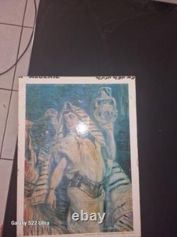 Affiche Lithographie Air Algérie Ancienne