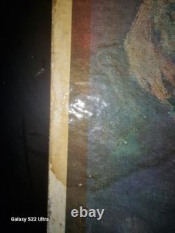 Affiche Lithographie Air Algérie Ancienne