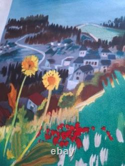 Affiche Lithographiee Chemin De Fer Francais, 1946, Savoie