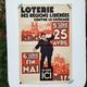 Affiche Loterie Nationale Des Régions Libérées Contre Le Chomage, Reims