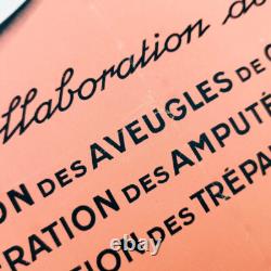Affiche Loterie nationale les gueules cassées WW1, 14-18