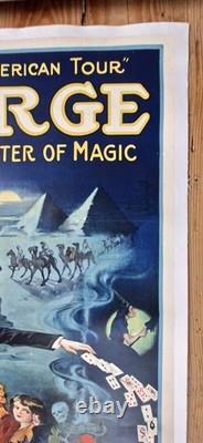 Affiche Magie George, magic Poster, circus, freakshow
