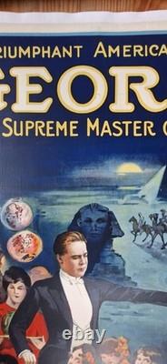Affiche Magie George, magic Poster, circus, freakshow