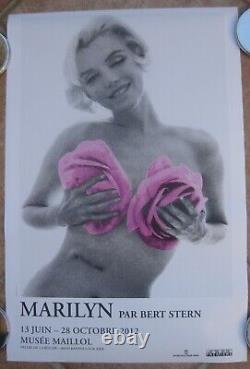 Affiche Marilyn Monroe par Bert Stern 2012