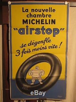 Affiche Michelin Bibendum Chambre Air