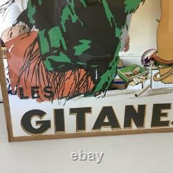 Affiche Miroir GITANES Cigarette Vintage Dransy (1883-1935) Originale D'époque
