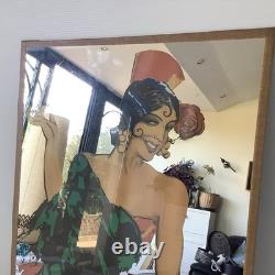 Affiche Miroir GITANES Cigarette Vintage Dransy (1883-1935) Originale D'époque