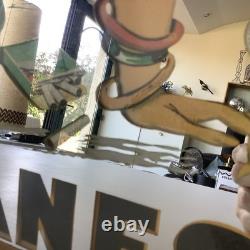 Affiche Miroir GITANES Cigarette Vintage Dransy (1883-1935) Originale D'époque