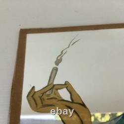 Affiche Miroir GITANES Cigarette Vintage Dransy (1883-1935) Originale D'époque