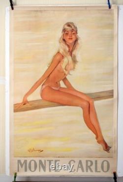 Affiche Monte Carlo J. G. Domergue 1949