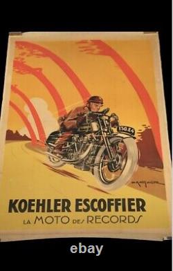 Affiche Moto, affiche ancienne, vintage French posters