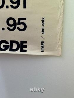 Affiche ORIGINALE du CLUB NATURE de PORT NATURE du CAP d'AGDE 1978 Sérigraphie