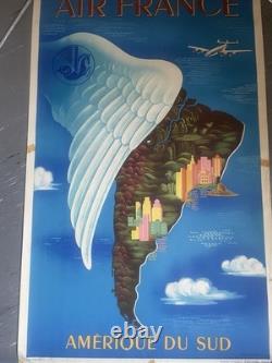 Affiche Original Ancienne air france