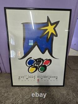 Affiche Original Jeux Olympique D'hivert 1992