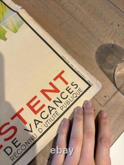 Affiche Originale Ancienne Années 1940 Ministère santé publique