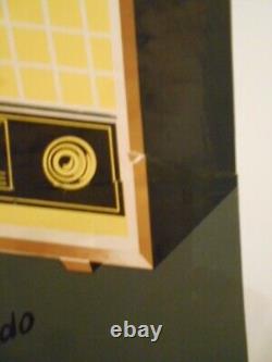 Affiche Originale Ancienne Radio Ribet Desjardins