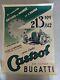 Affiche Originale Castrol Bugatti