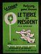 Affiche Originale Du Dessinateur Grove Pour Le Canard Enchaîné 40×57cm Rare