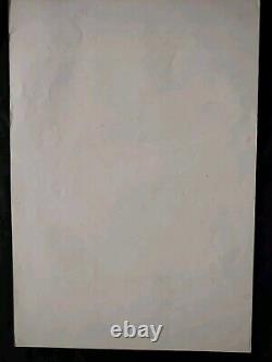 Affiche Originale Du Dessinateur GROVE Pour Le canard Enchaîné 40×57cm RARE