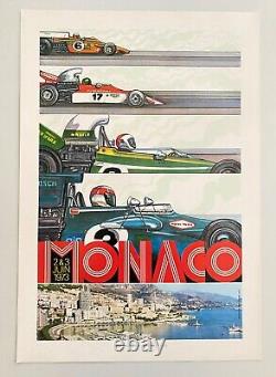 Affiche Originale Grand Prix Monaco 1973