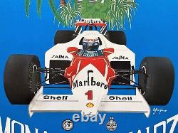 Affiche Originale Grand Prix Monaco 1987