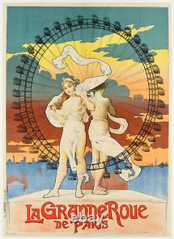 Affiche Originale La Grande Roue de Paris Expo Universelle 1900 -Tour Eiffel