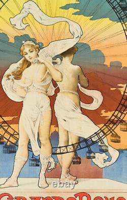 Affiche Originale La Grande Roue de Paris Expo Universelle 1900 -Tour Eiffel