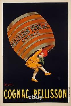 Affiche Originale Leonetto Cappiello Cognac Pellisson 1907