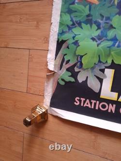 Affiche Originale Lithographiee Station Climatique La Ciotat Annees 30, 40's