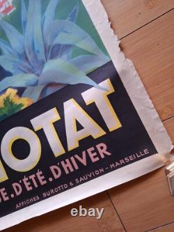 Affiche Originale Lithographiee Station Climatique La Ciotat Annees 30, 40's