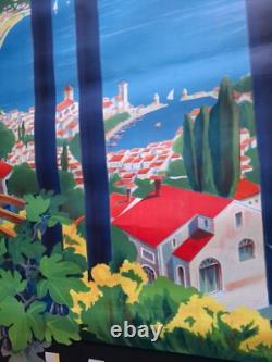 Affiche Originale Lithographiee Station Climatique La Ciotat Annees 30, 40's