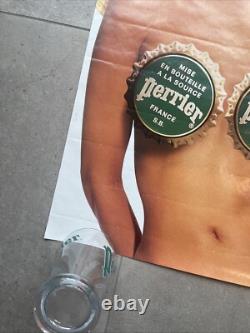 Affiche Originale PERRIER Hep, garçon! 60 x 80 cm Ogilvy 1992