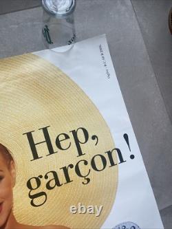 Affiche Originale PERRIER Hep, garçon! 60 x 80 cm Ogilvy 1992