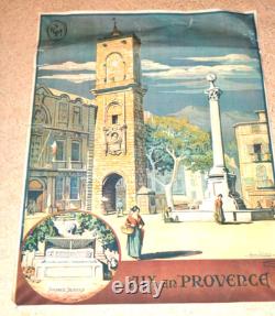 Affiche Originale PLM AIX EN PROVENCE de JEAN JULIEN 87xm x 62 cm