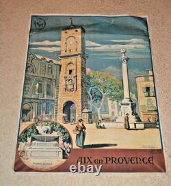 Affiche Originale PLM AIX EN PROVENCE de JEAN JULIEN 87xm x 62 cm