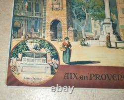 Affiche Originale PLM AIX EN PROVENCE de JEAN JULIEN 87xm x 62 cm