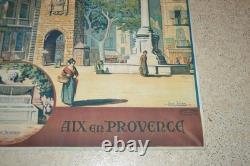 Affiche Originale PLM AIX EN PROVENCE de JEAN JULIEN 87xm x 62 cm