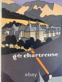 Affiche Originale PLM Grenoble Mont-Blanc 1928 RARE