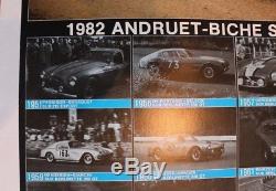 Affiche Originale Poster Ferrari 308 Gtb Pioneer Andruet Biche Tour France Auto