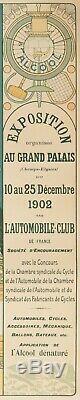 Affiche Originale Privat Livemont 5ème Salon de l'Automobile cycle sports
