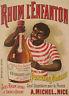 Affiche Originale Rhum Extra Supérieur De Martinique Plantation Manhaut