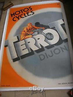 Affiche Originale Terrot Motos Cycles