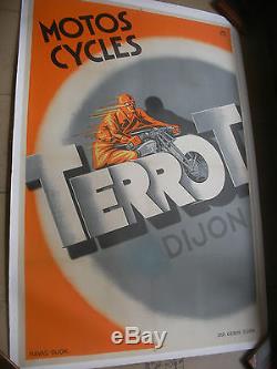 Affiche Originale Terrot Motos Cycles