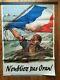 Affiche Originale Ww2 N'oubliez Pas Oran Mers-el-kébir 1940