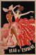Affiche Originale Zig Peau D'espagne Mistinguette Josephine Baker 1934