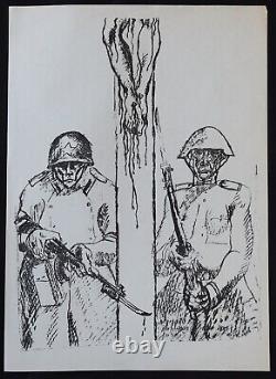 Affiche PRINTEMPS DE PRAGUE 1968 soldat russe 30x42cm poster 186